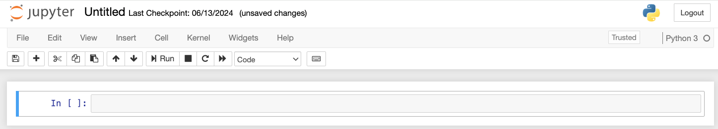 Figure 6. Jupyter notebook overview.