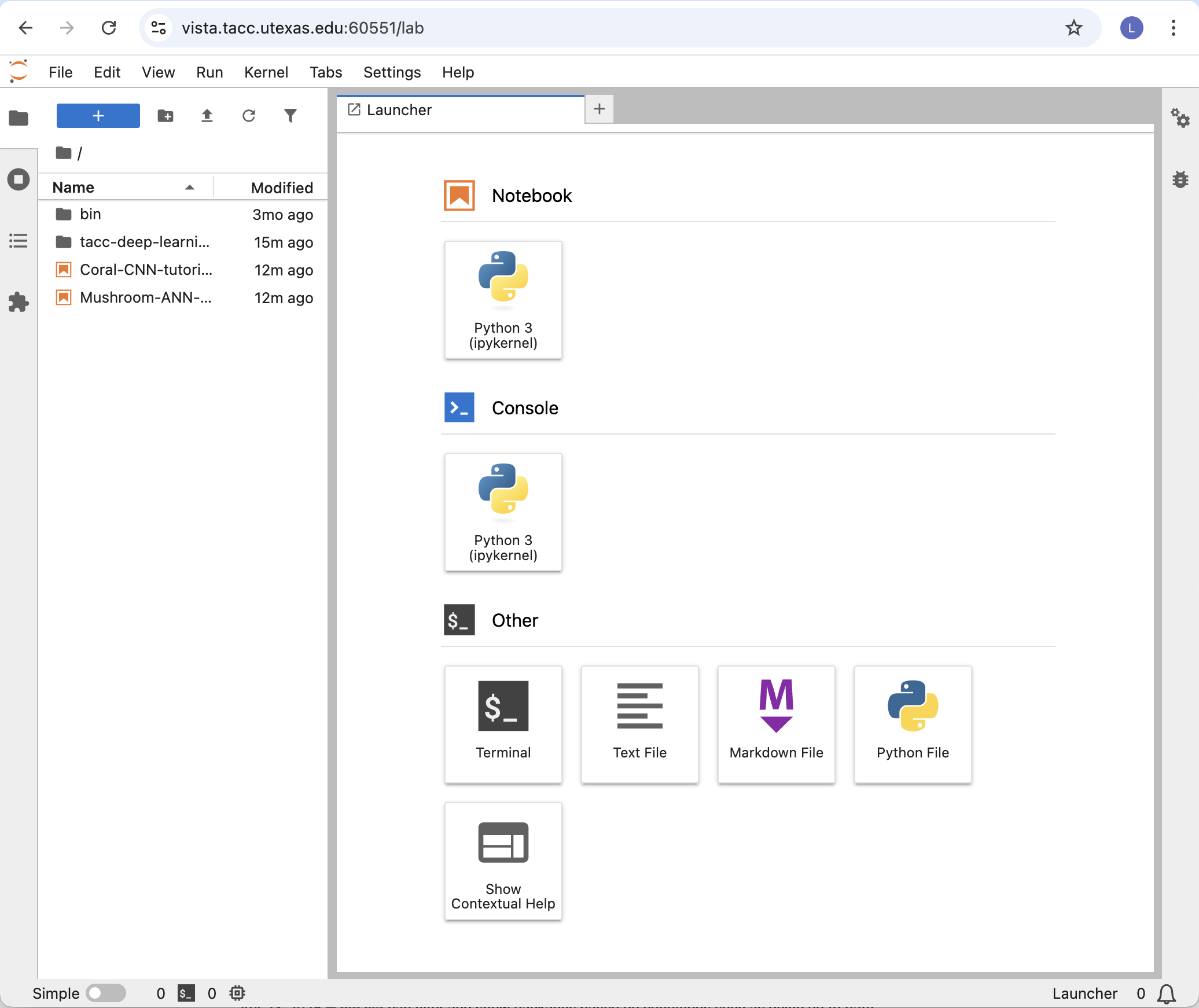 Figure 10. Jupyter lab visualization